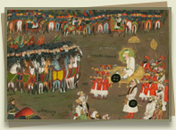 1687 Emperor Aurangzeb at the Siege of Golconda
