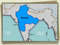The Maratha Empire in 1760